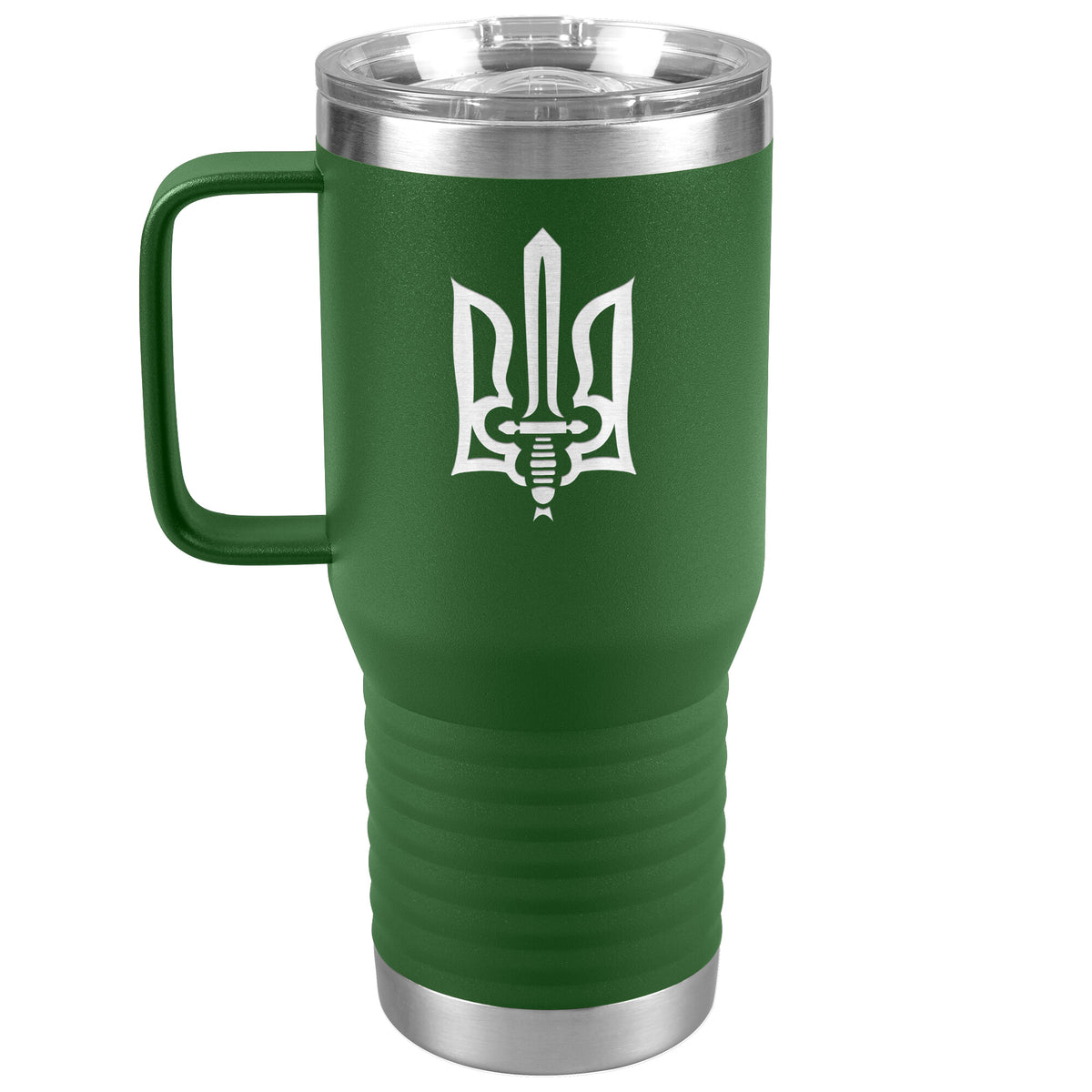 Stylized Tryzub - 20oz Insulated Travel Tumbler