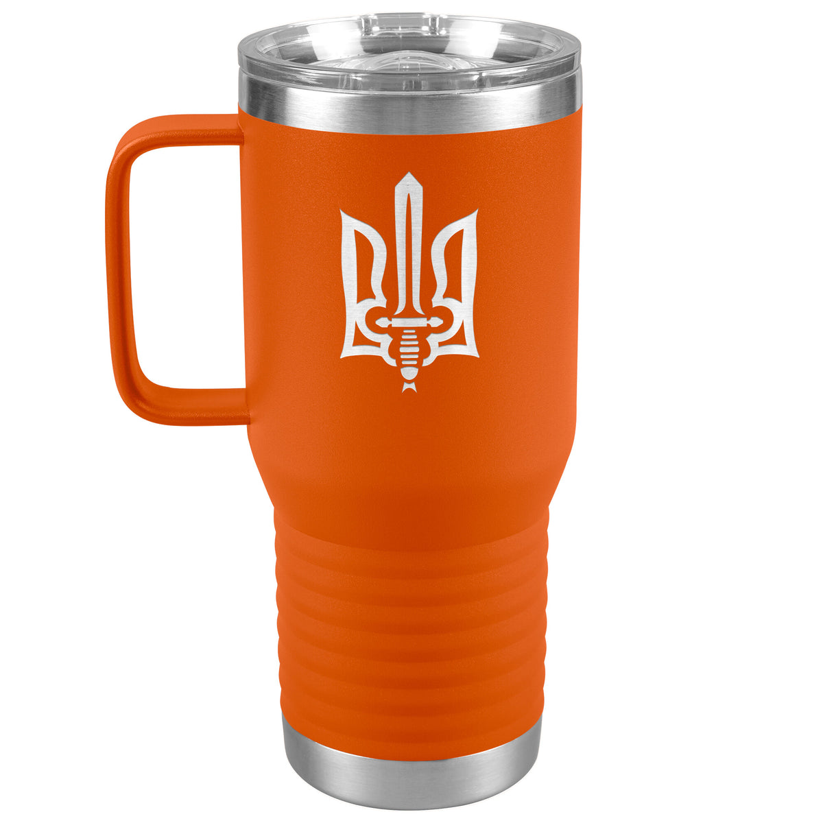Stylized Tryzub - 20oz Insulated Travel Tumbler