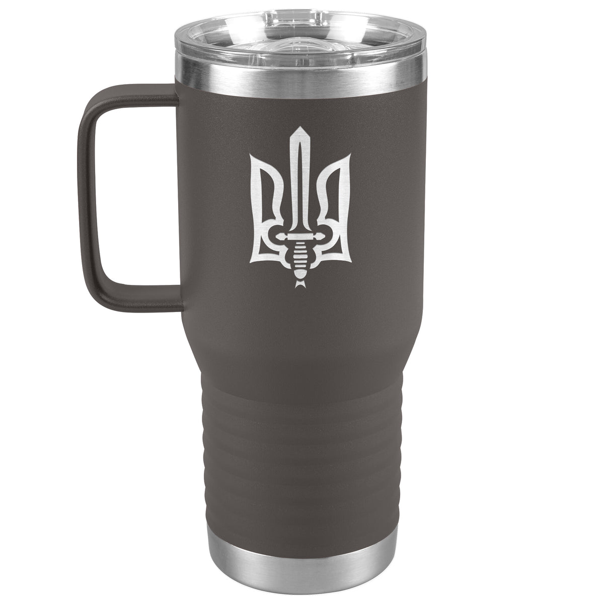 Stylized Tryzub - 20oz Insulated Travel Tumbler