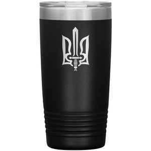 Stylized Tryzub - 20oz Insulated Tumbler