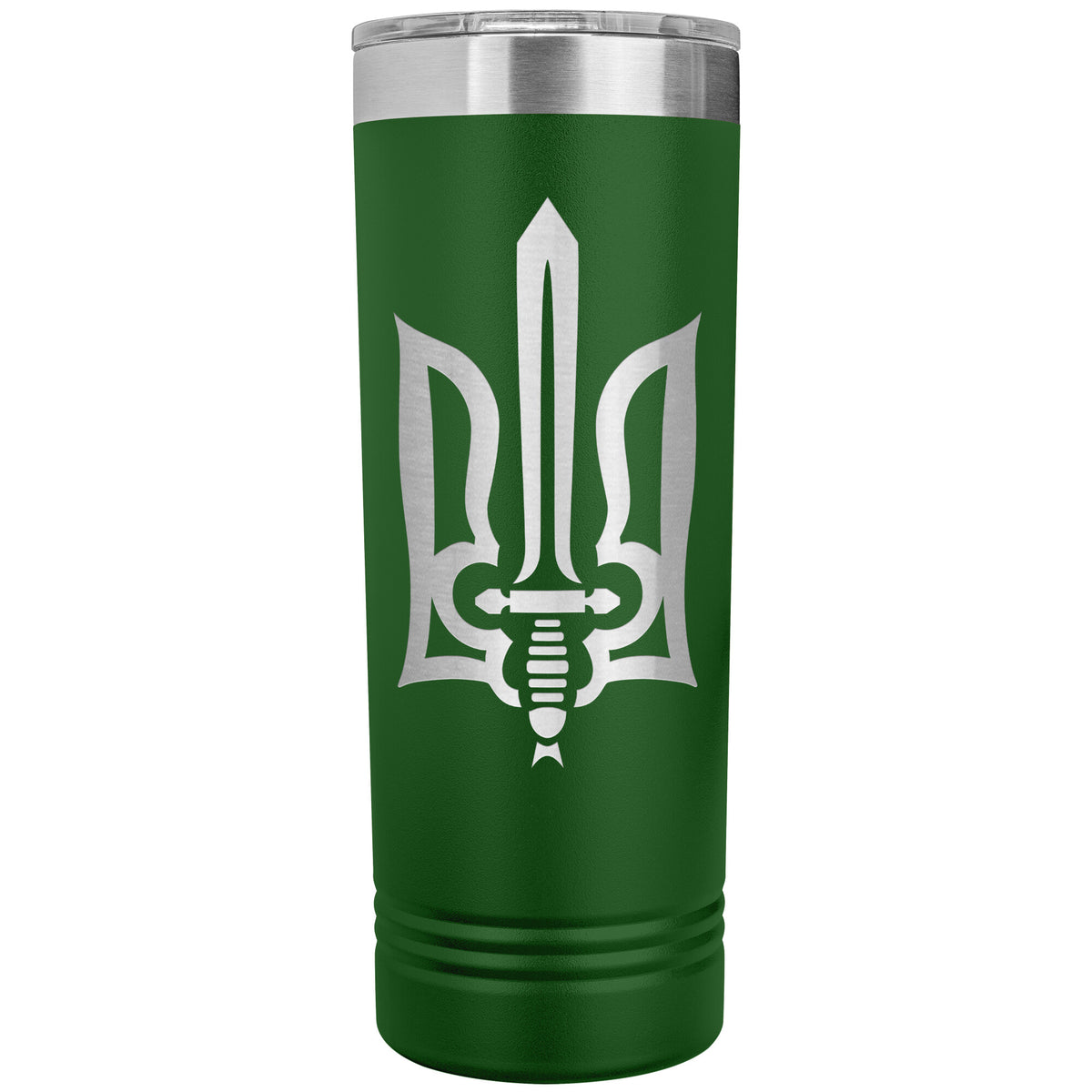 Stylized Tryzub - 22oz Insulated Skinny Tumbler