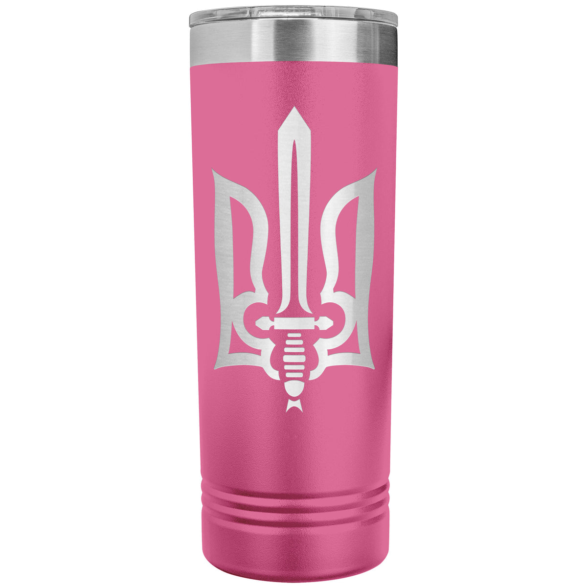 Stylized Tryzub - 22oz Insulated Skinny Tumbler
