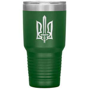 Stylized Tryzub - 30oz Insulated Tumbler