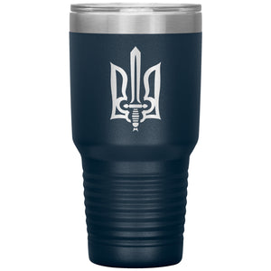 Stylized Tryzub - 30oz Insulated Tumbler