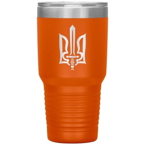 Stylized Tryzub - 30oz Insulated Tumbler