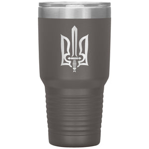 Stylized Tryzub - 30oz Insulated Tumbler