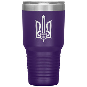 Stylized Tryzub - 30oz Insulated Tumbler