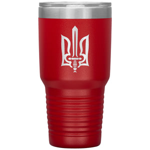 Stylized Tryzub - 30oz Insulated Tumbler