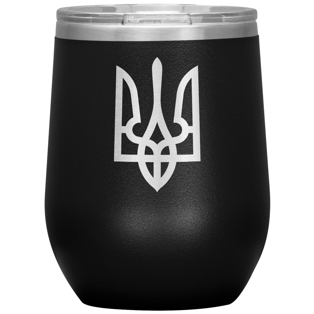 Tryzub - 12oz Insulated Wine Tumbler