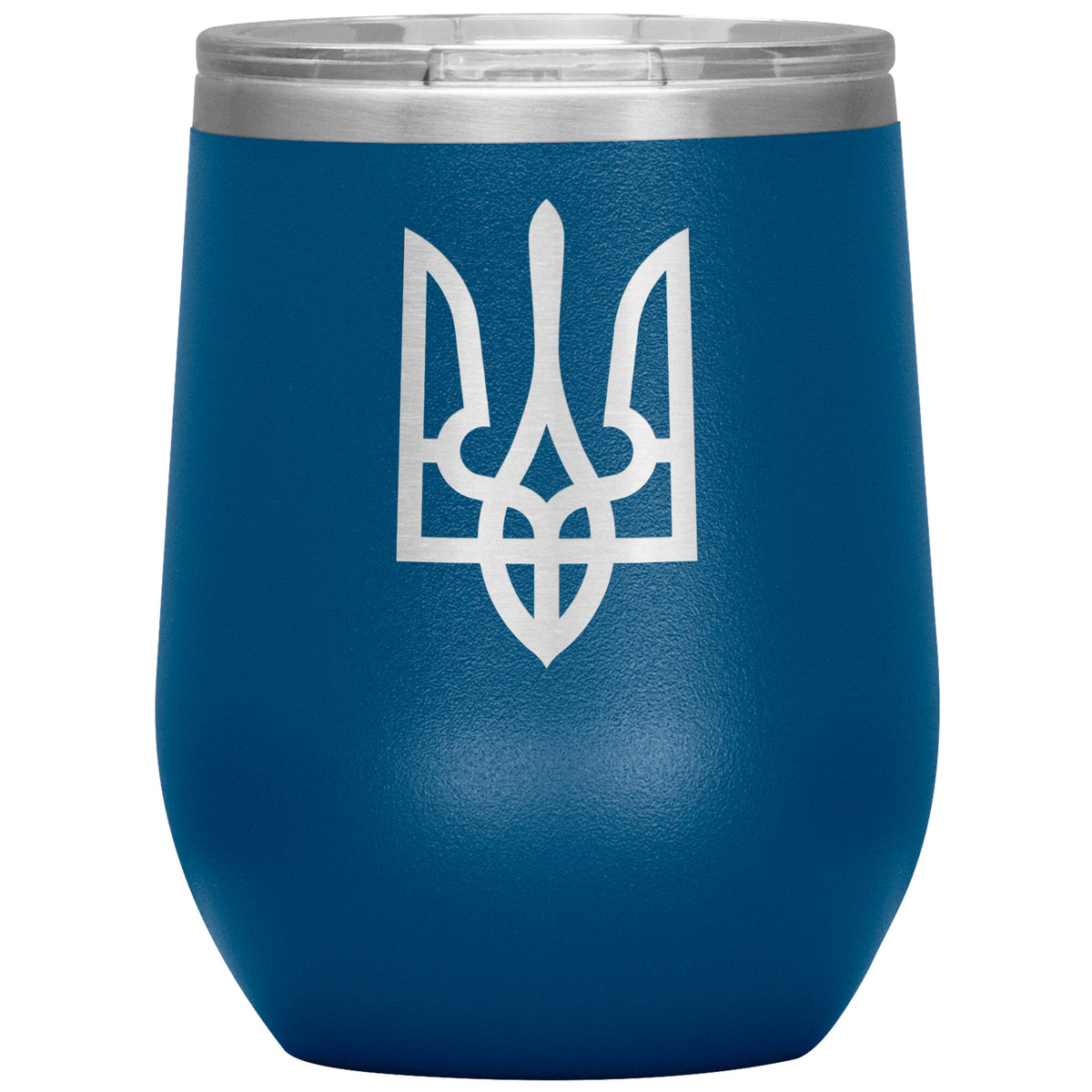 Tryzub - 12oz Insulated Wine Tumbler