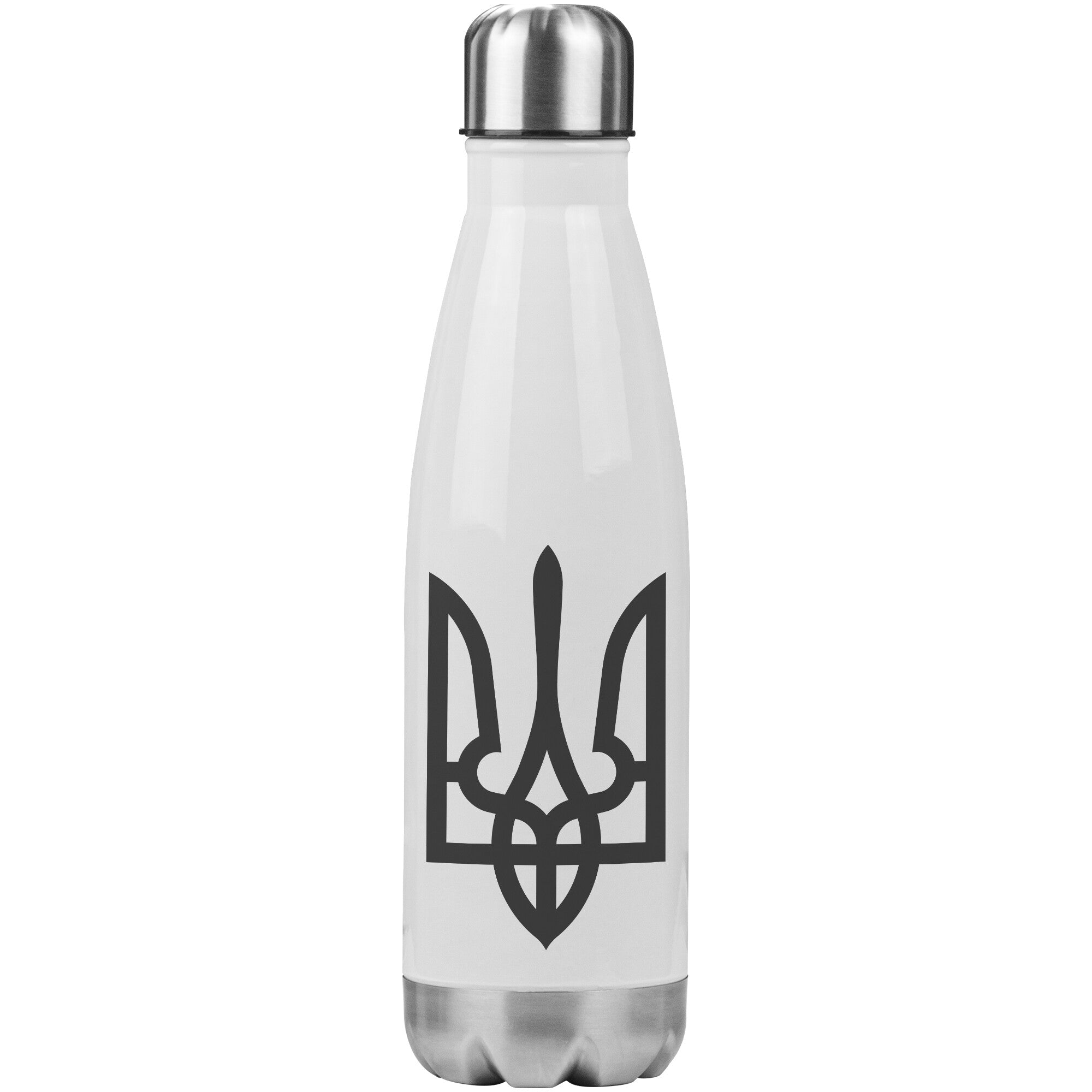 Tryzub (Black) - 20oz Insulated Water Bottle
