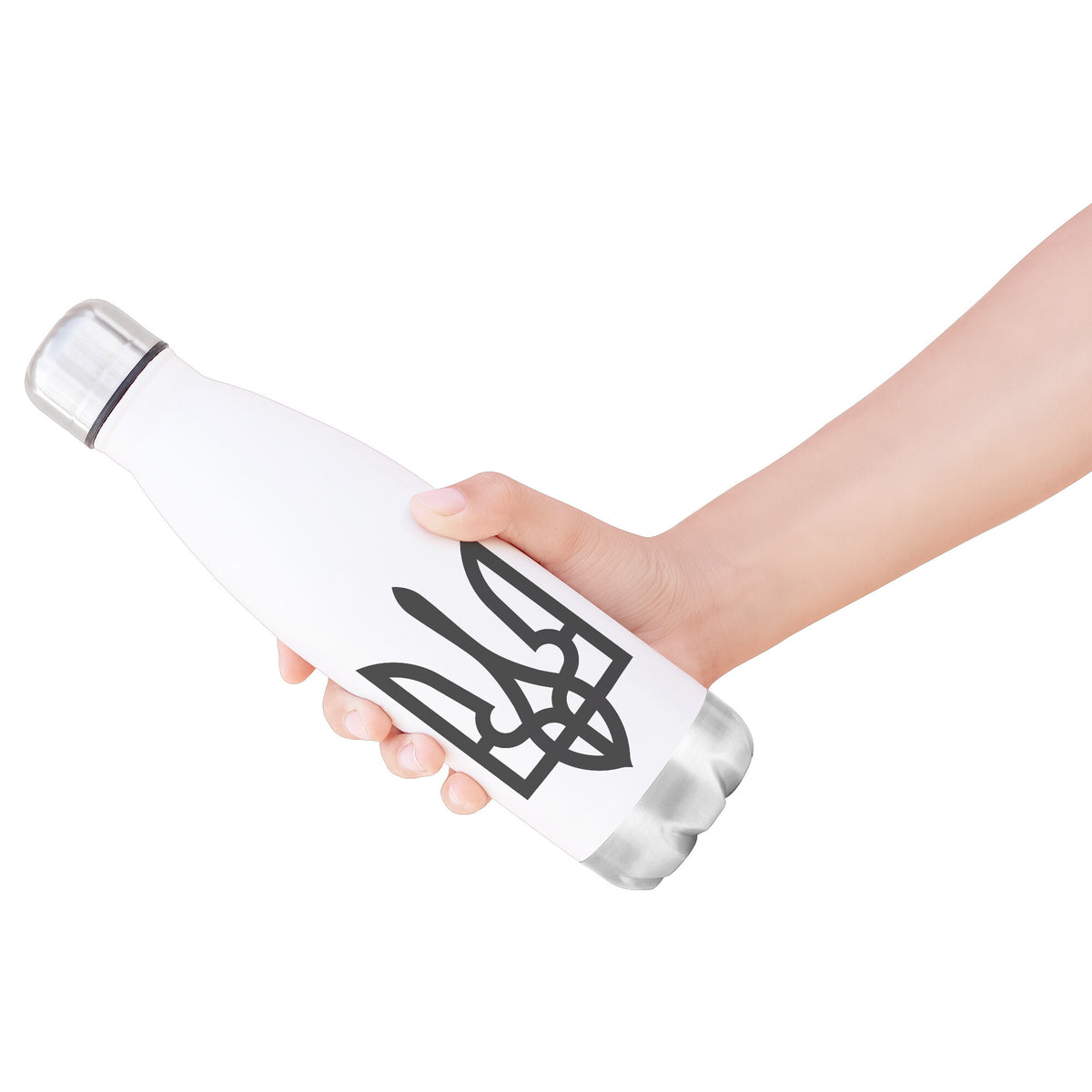 Tryzub (Black) - 20oz Insulated Water Bottle