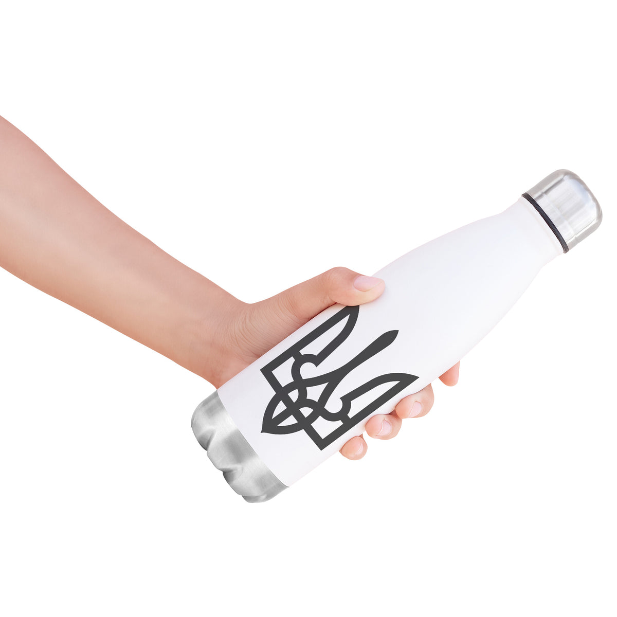 Tryzub (Black) - 20oz Insulated Water Bottle