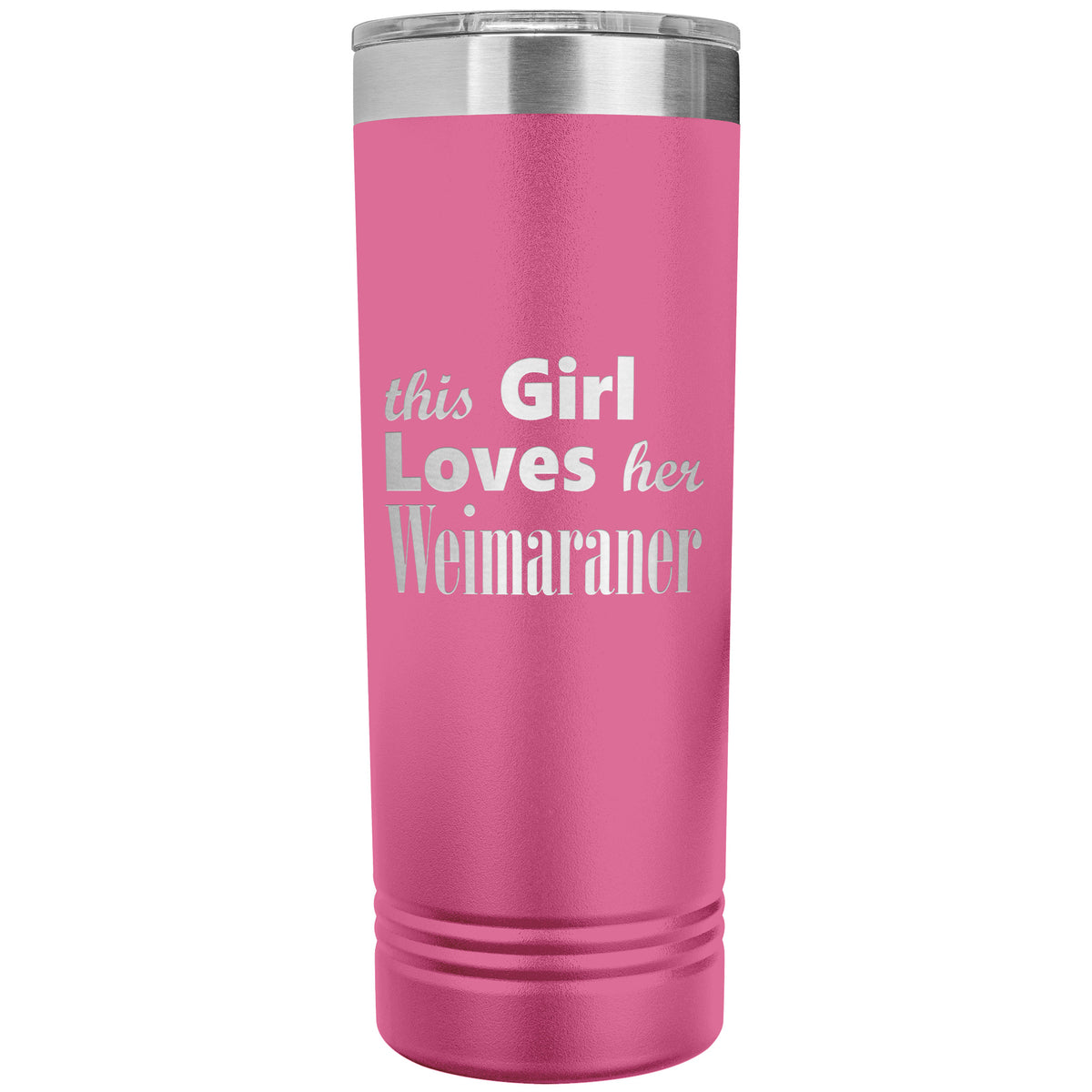 Weimaraner - 22oz Insulated Skinny Tumbler