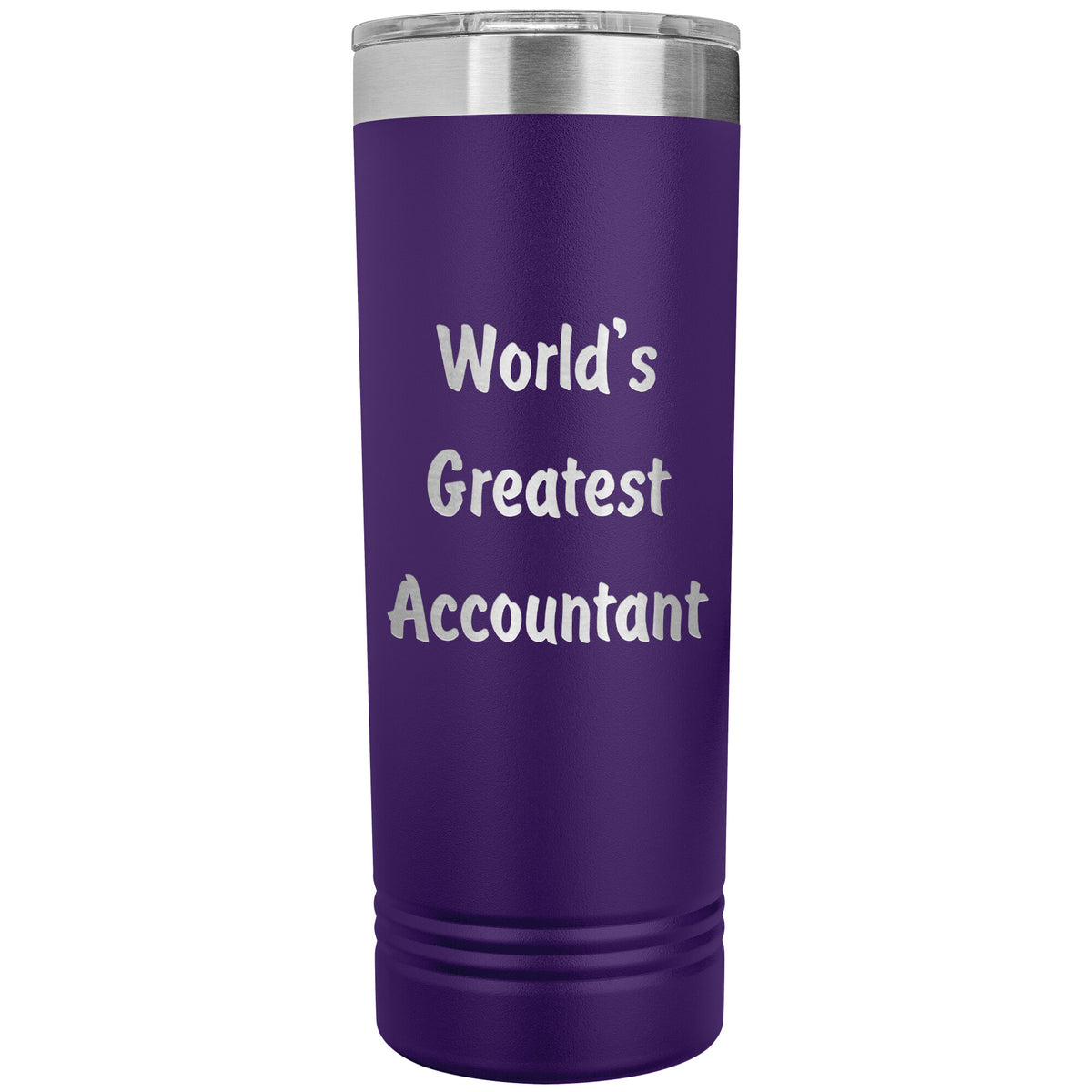 World's Greatest Accountant - 22oz Insulated Skinny Tumbler