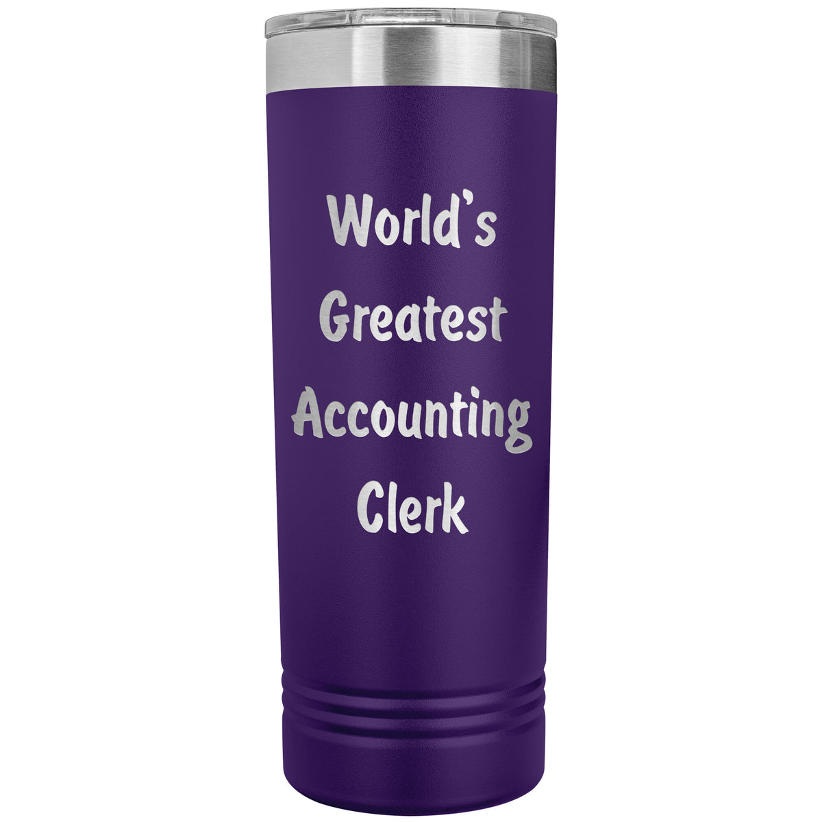 World's Greatest Accounting Clerk - 22oz Insulated Skinny Tumbler
