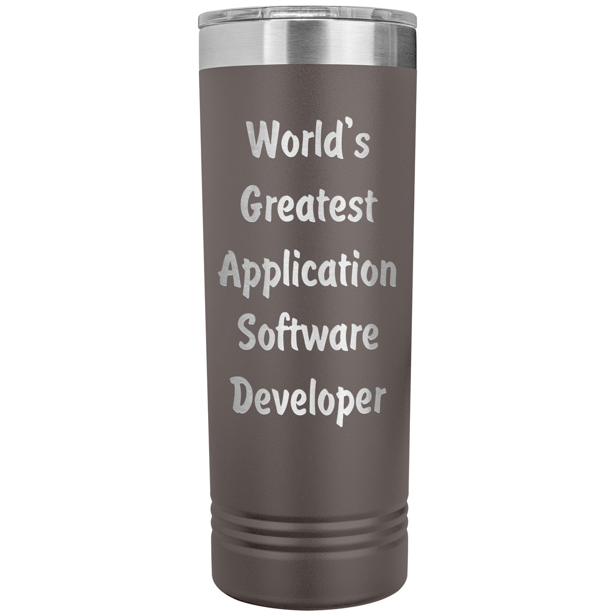 World's Greatest Application Software Developer - 22oz Insulated Skinny Tumbler