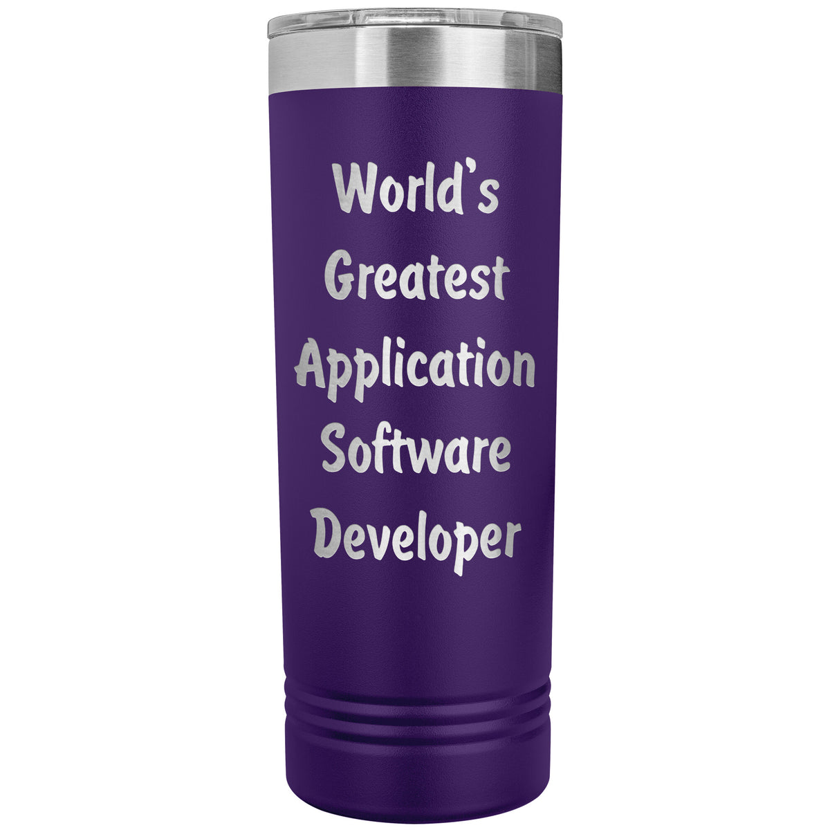 World's Greatest Application Software Developer - 22oz Insulated Skinny Tumbler