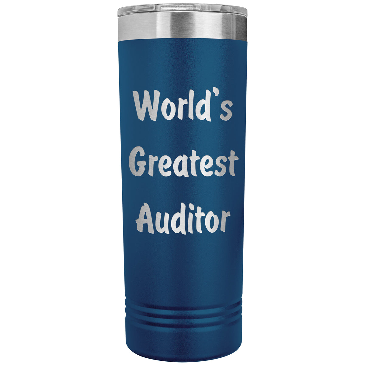 World's Greatest Auditor - 22oz Insulated Skinny Tumbler