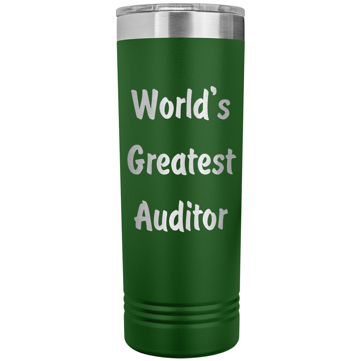 World's Greatest Auditor - 22oz Insulated Skinny Tumbler