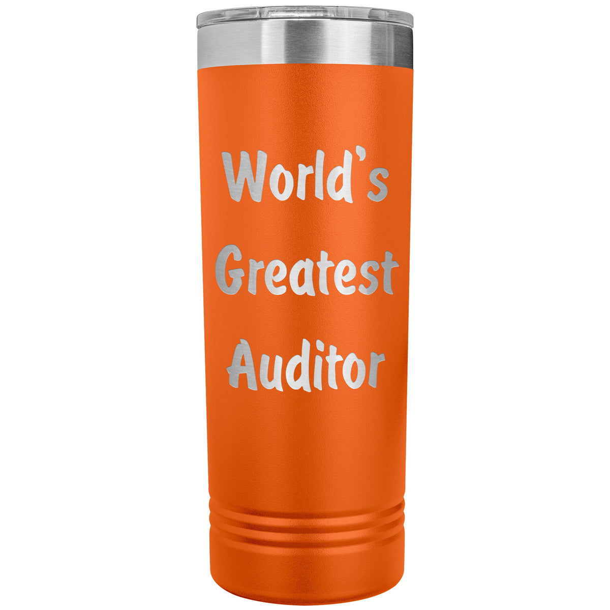 World's Greatest Auditor - 22oz Insulated Skinny Tumbler