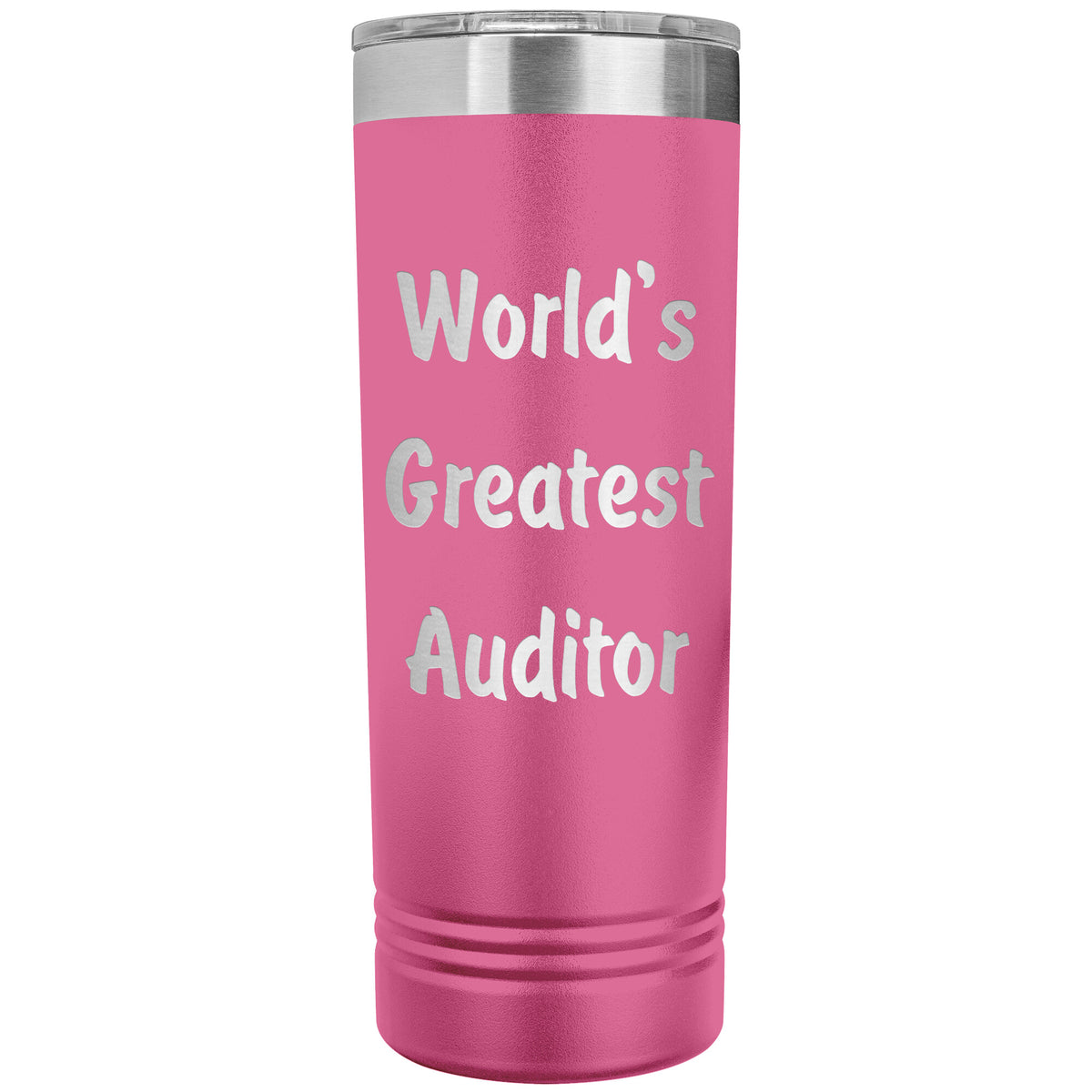 World's Greatest Auditor - 22oz Insulated Skinny Tumbler