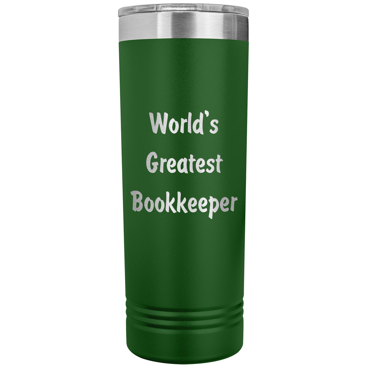 World's Greatest Bookkeeper - 22oz Insulated Skinny Tumbler