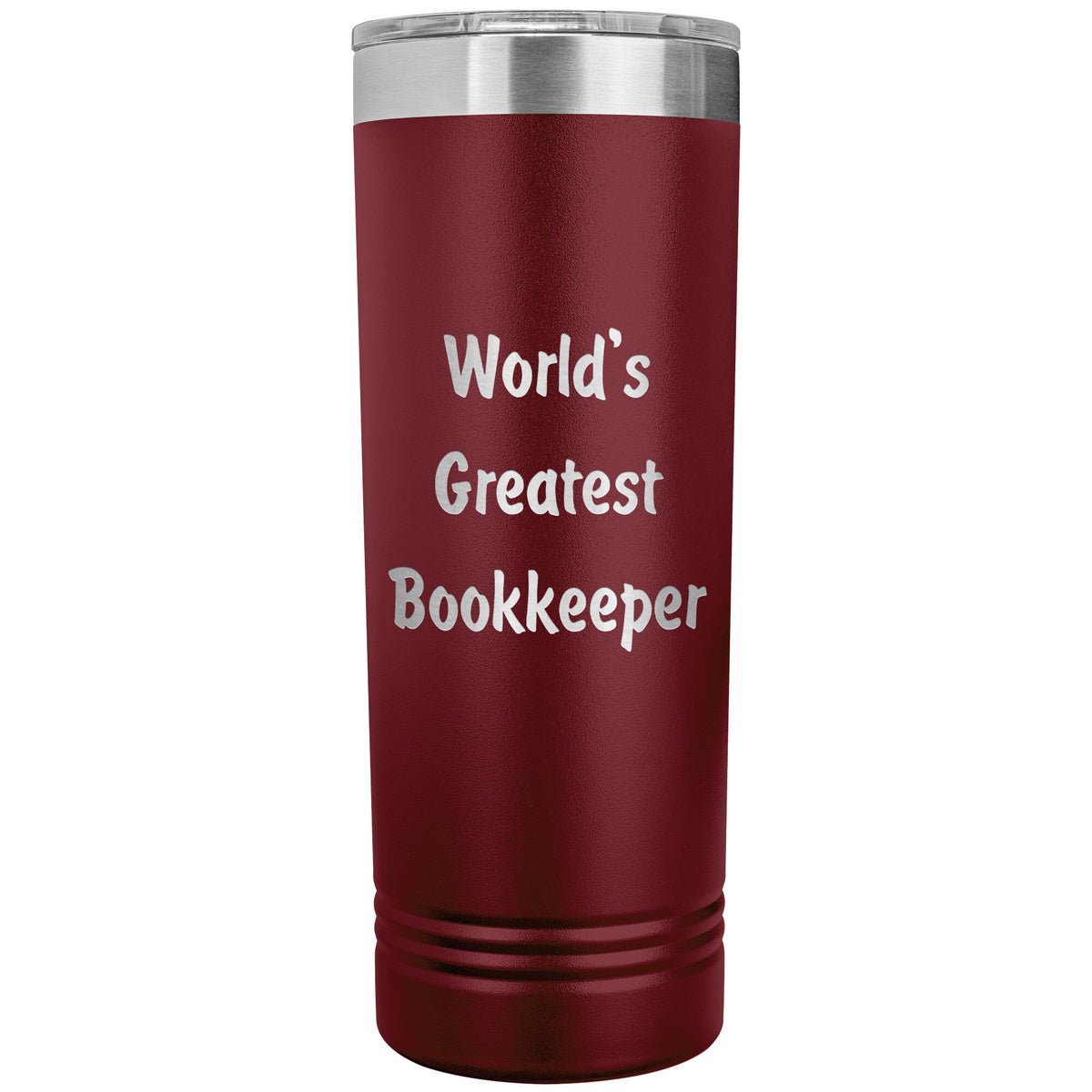 World's Greatest Bookkeeper - 22oz Insulated Skinny Tumbler