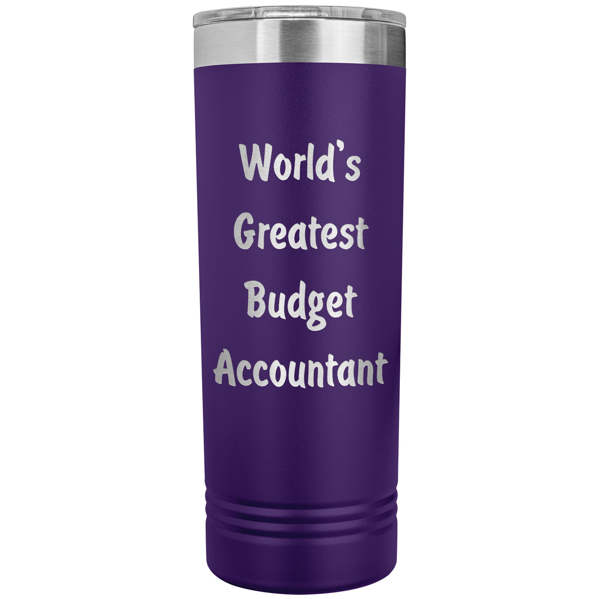World's Greatest Budget Accountant - 22oz Insulated Skinny Tumbler