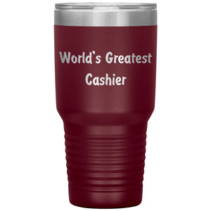 World's Greatest Cashier - 30oz Insulated Tumbler