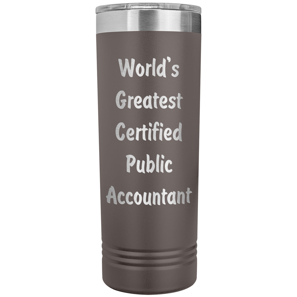 World's Greatest Certified Public Accountant - 22oz Insulated Skinny Tumbler