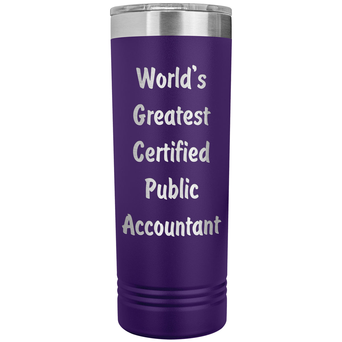 World's Greatest Certified Public Accountant - 22oz Insulated Skinny Tumbler
