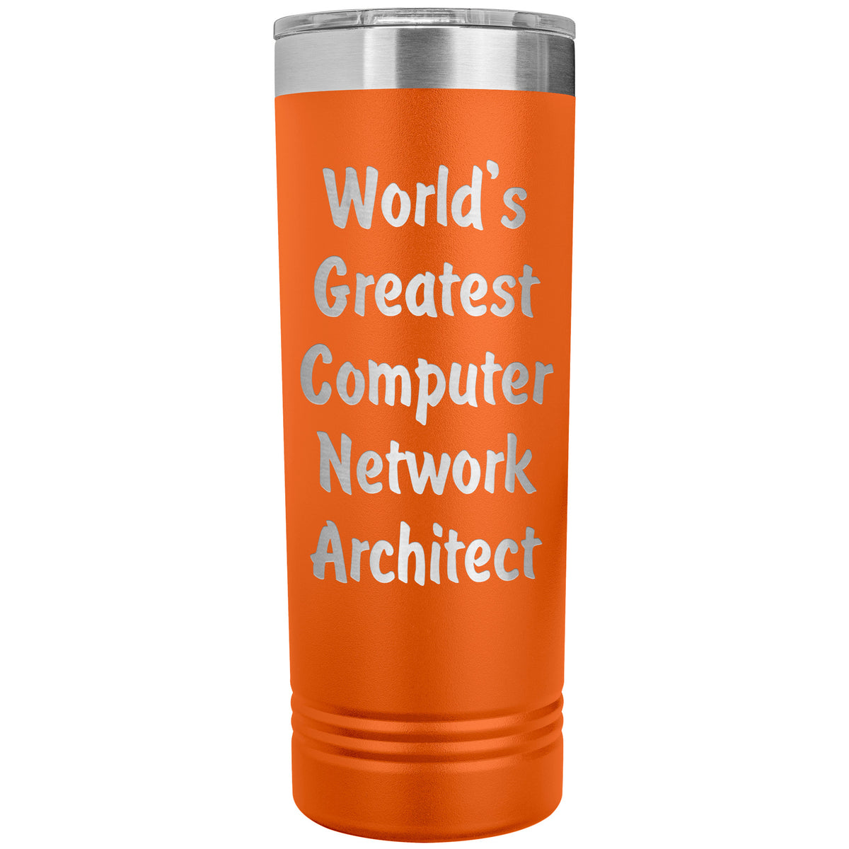 World's Greatest Computer Network Architect - 22oz Insulated Skinny Tumbler