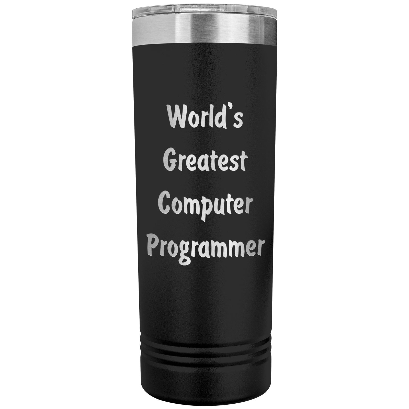 World's Greatest Computer Programmer - 22oz Insulated Skinny Tumbler