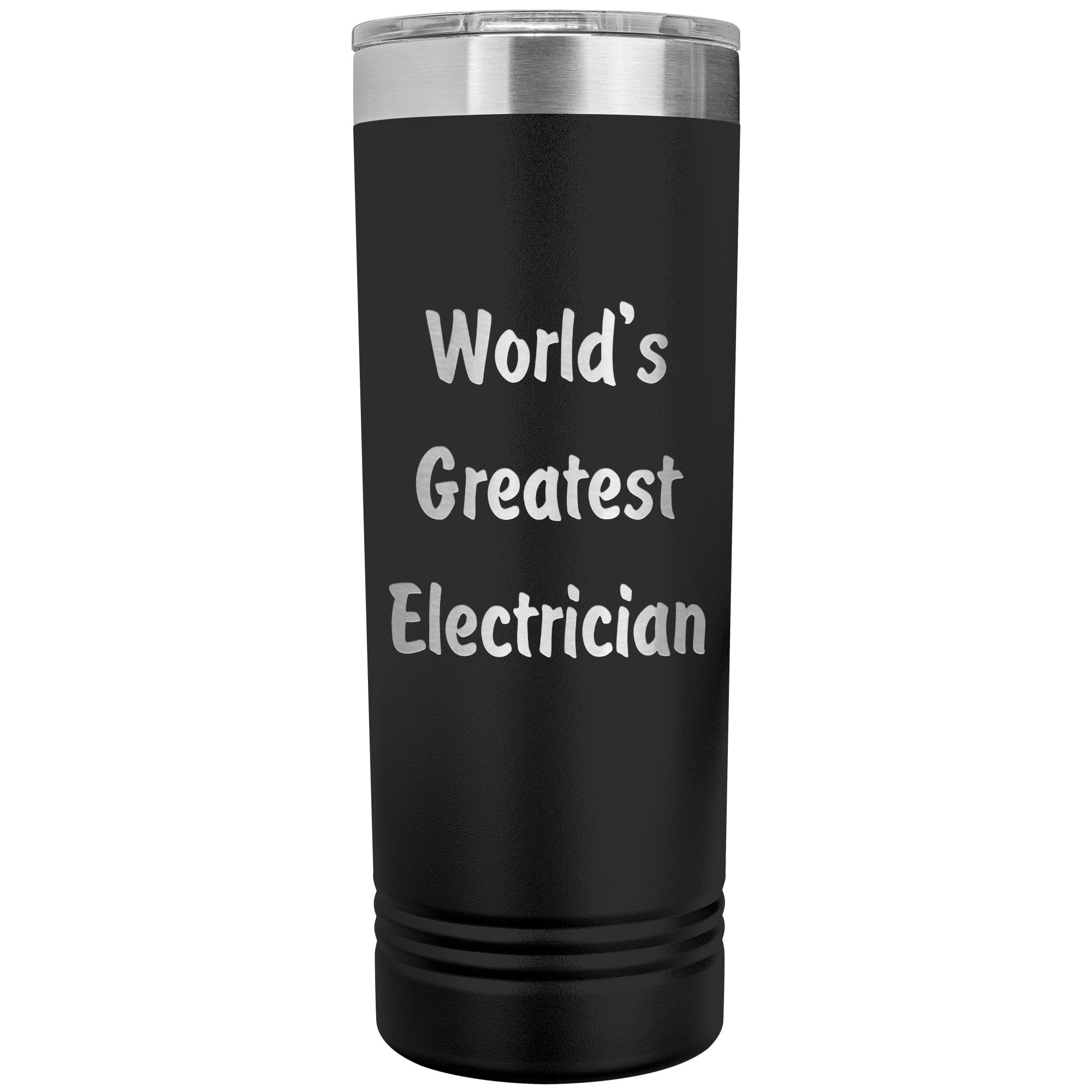World's Greatest Electrician - 22oz Insulated Skinny Tumbler