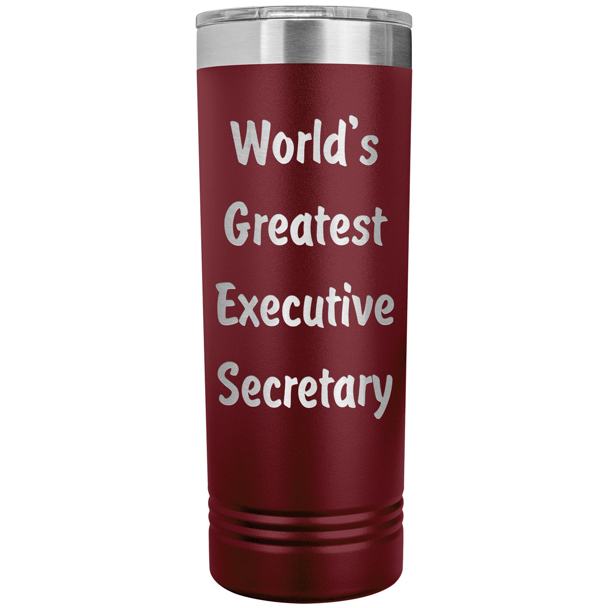 World's Greatest Executive Secretary - 22oz Insulated Skinny Tumbler