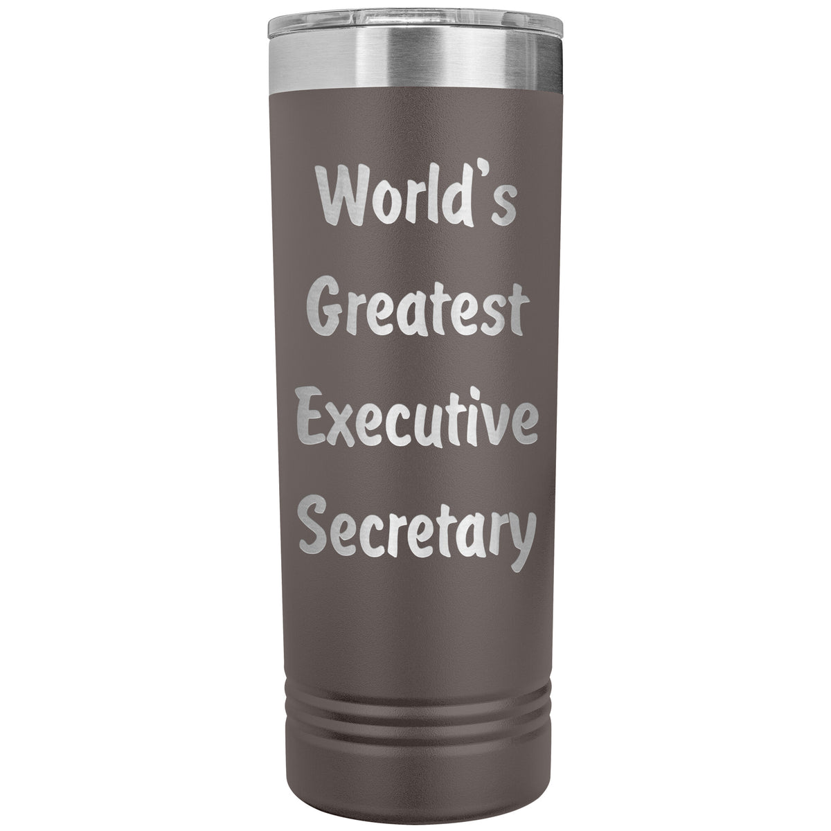 World's Greatest Executive Secretary - 22oz Insulated Skinny Tumbler