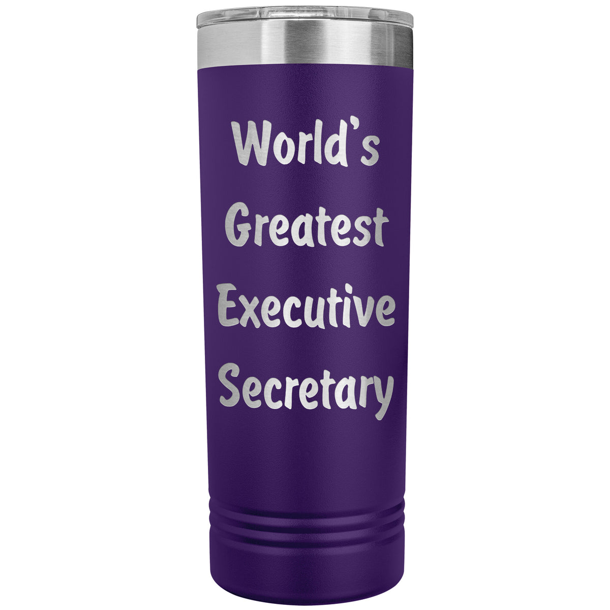 World's Greatest Executive Secretary - 22oz Insulated Skinny Tumbler