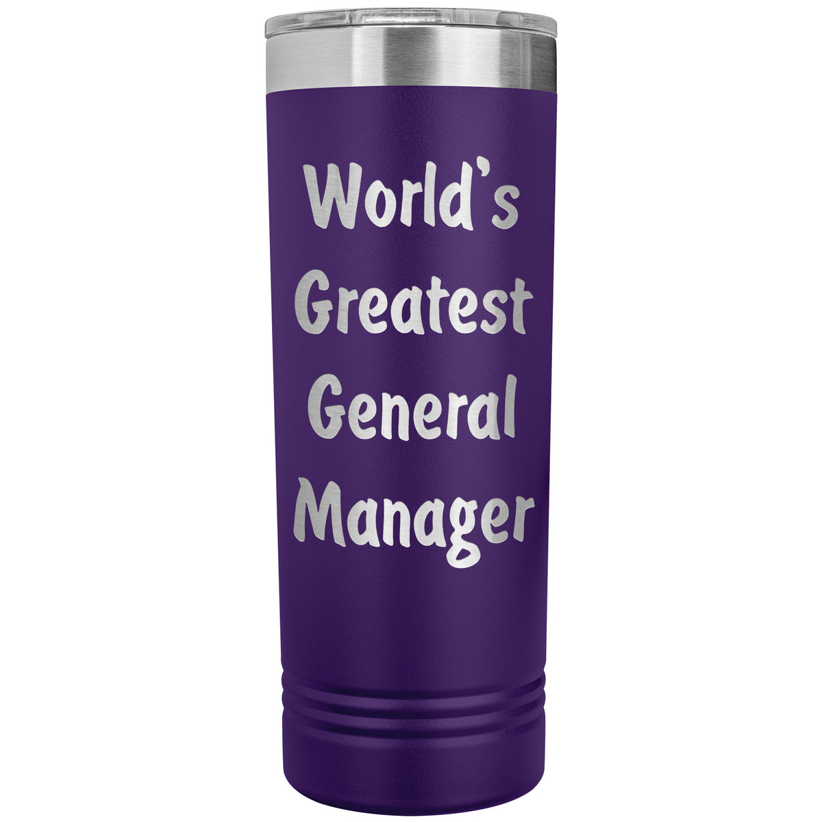 World's Greatest General Manager - 22oz Insulated Skinny Tumbler