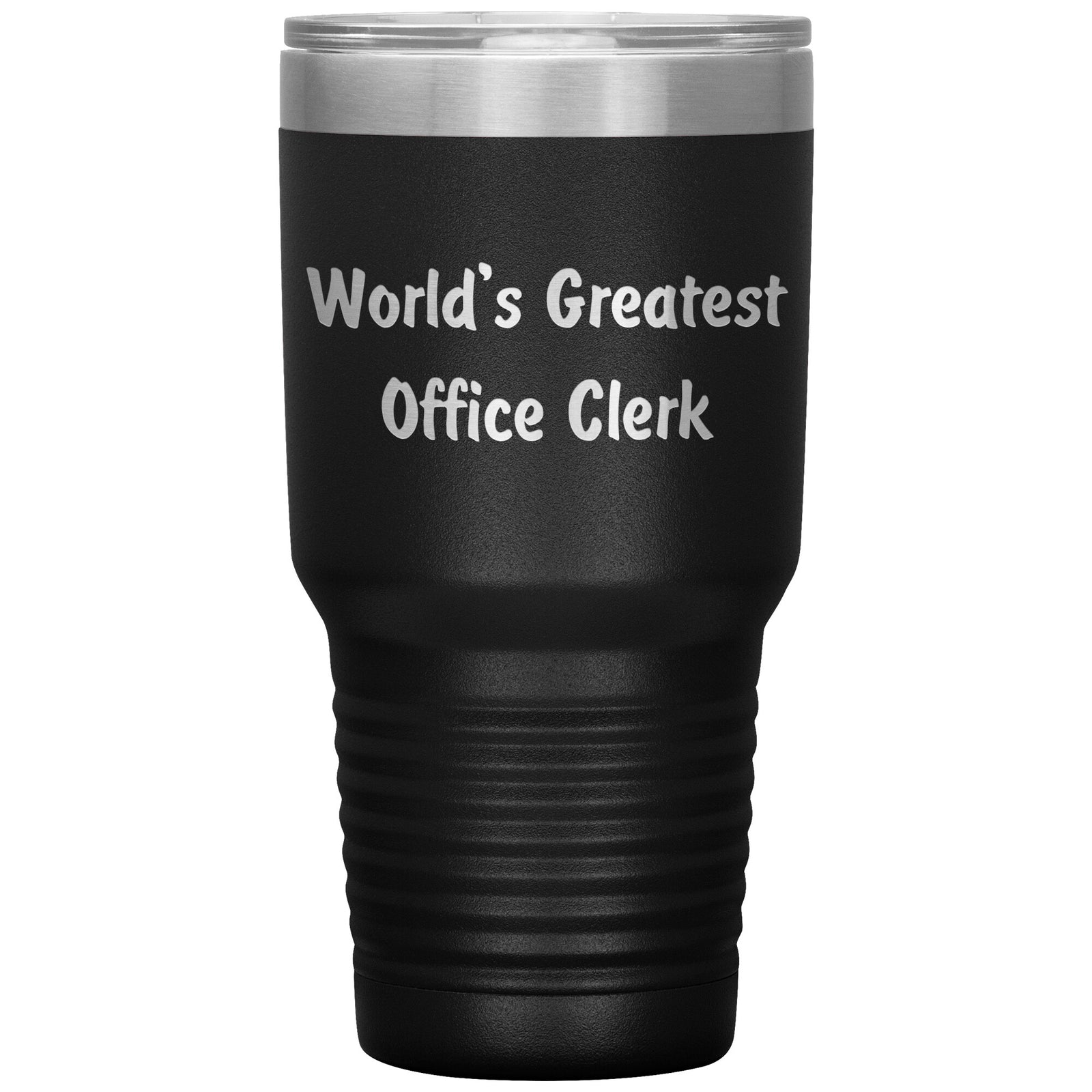 World's Greatest Office Clerk - 30oz Insulated Tumbler