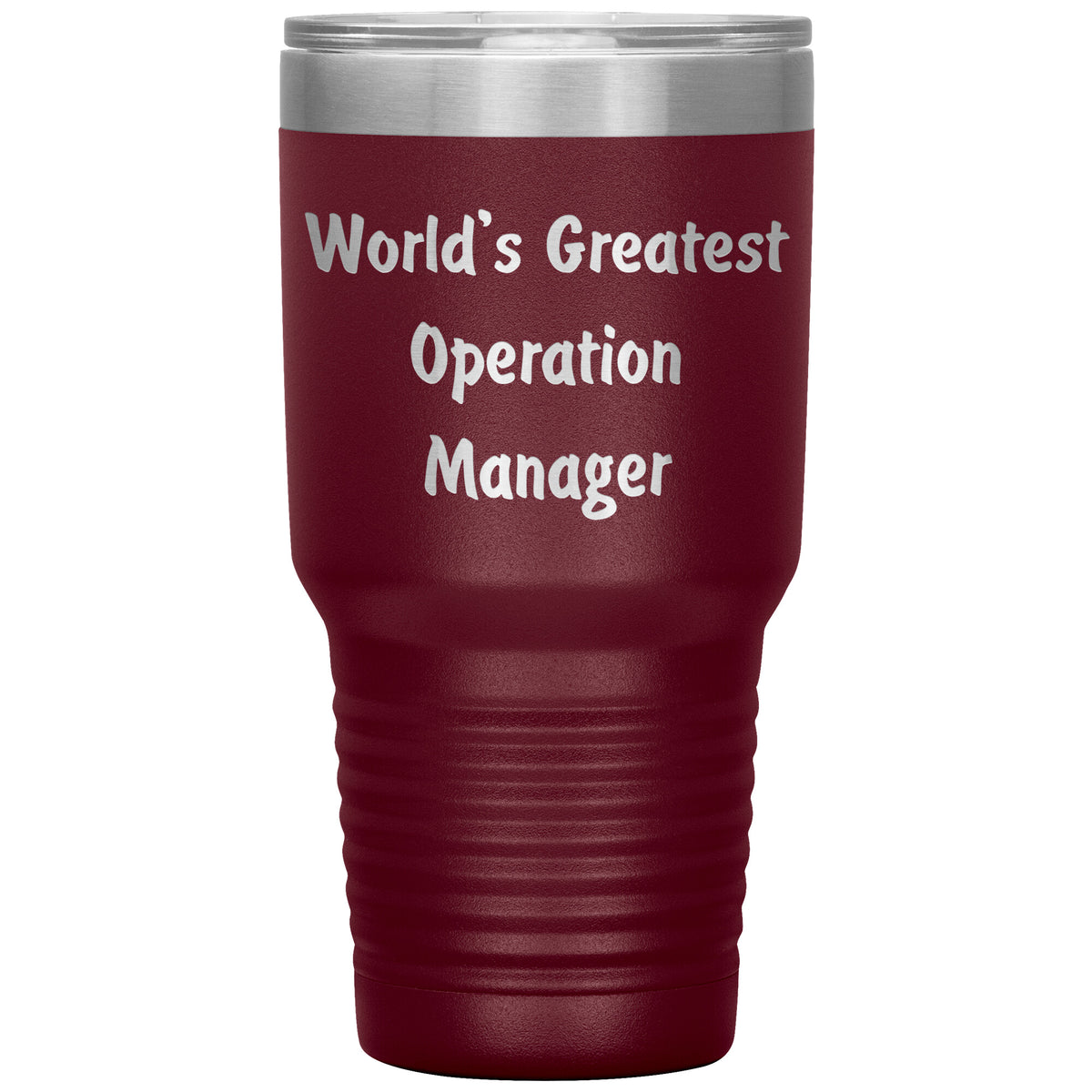 World's Greatest Operation Manager - 30oz Insulated Tumbler