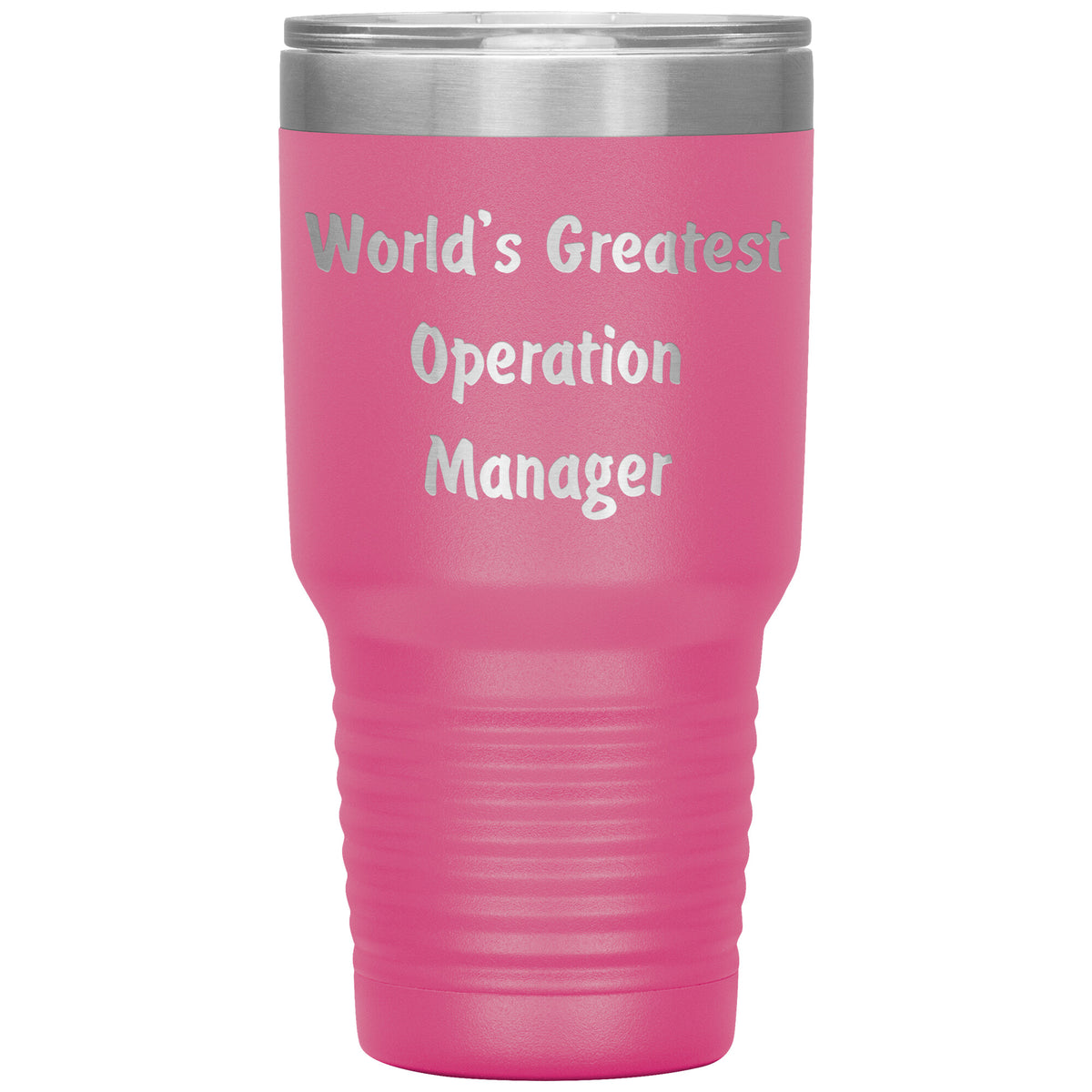 World's Greatest Operation Manager - 30oz Insulated Tumbler