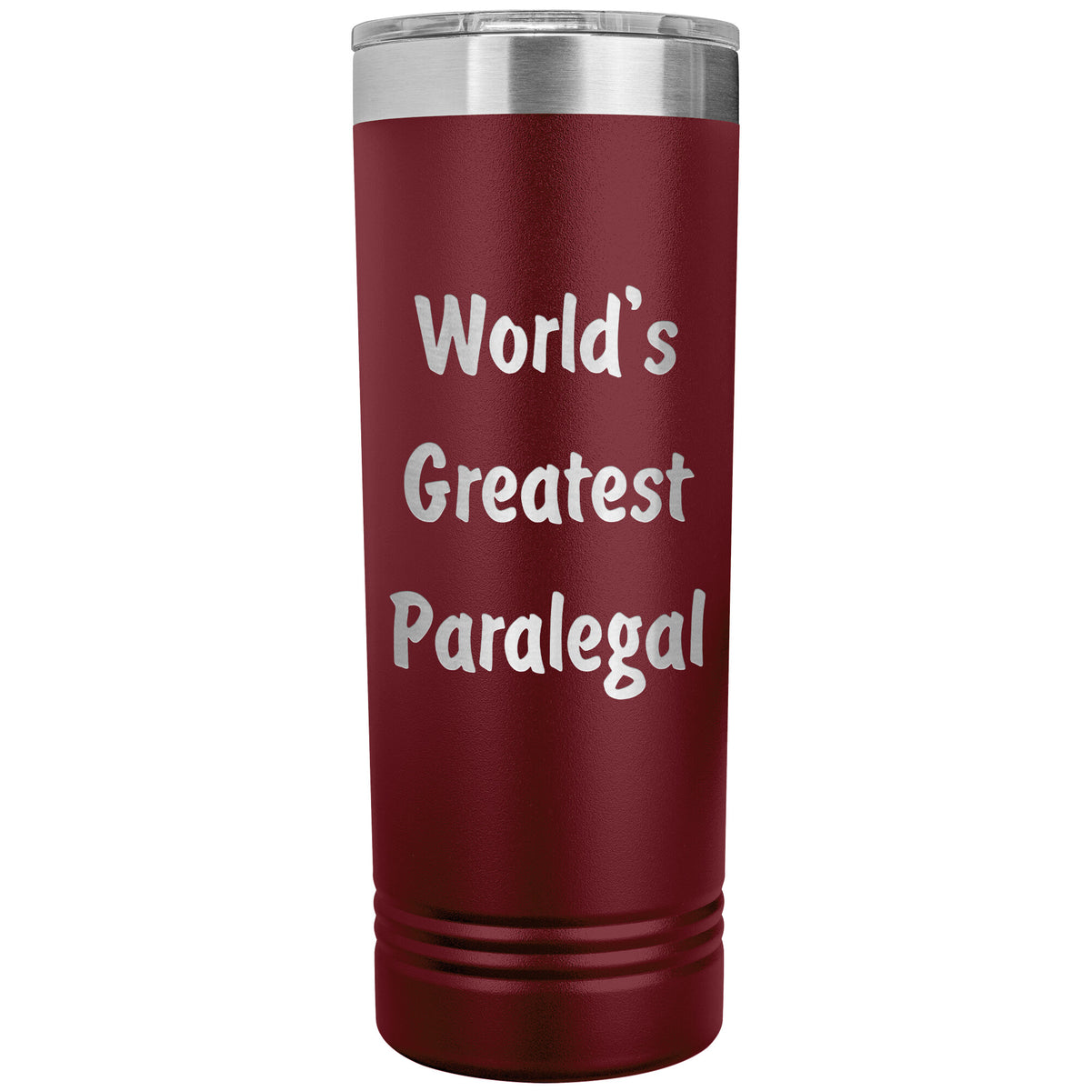 World's Greatest Paralegal - 22oz Insulated Skinny Tumbler