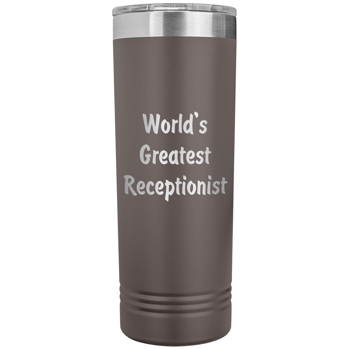 World's Greatest Receptionist - 22oz Insulated Skinny Tumbler