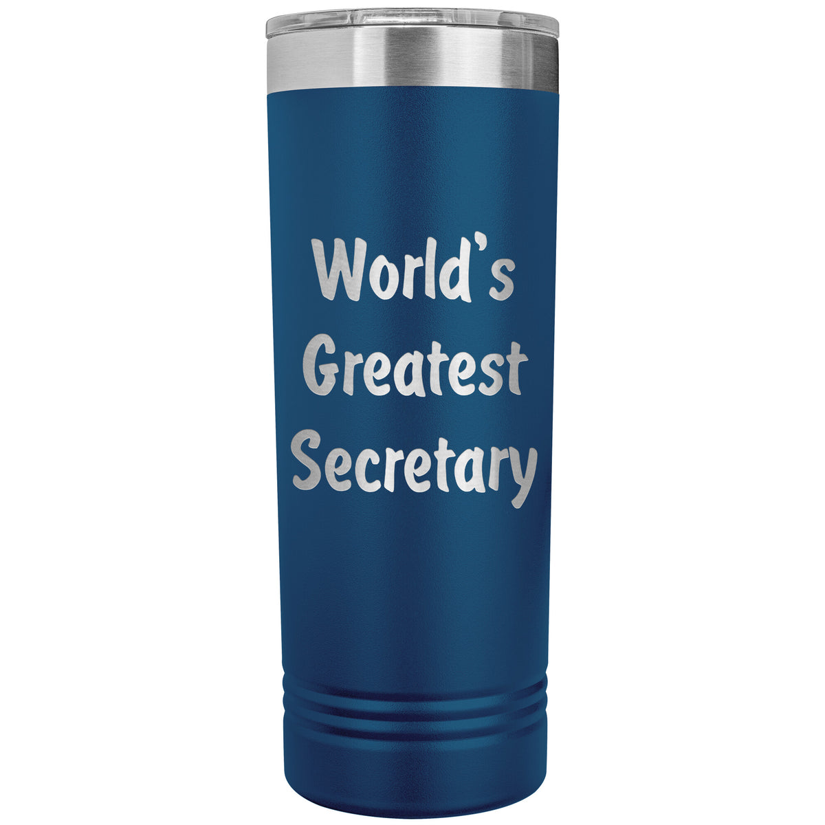 World's Greatest Secretary - 22oz Insulated Skinny Tumbler