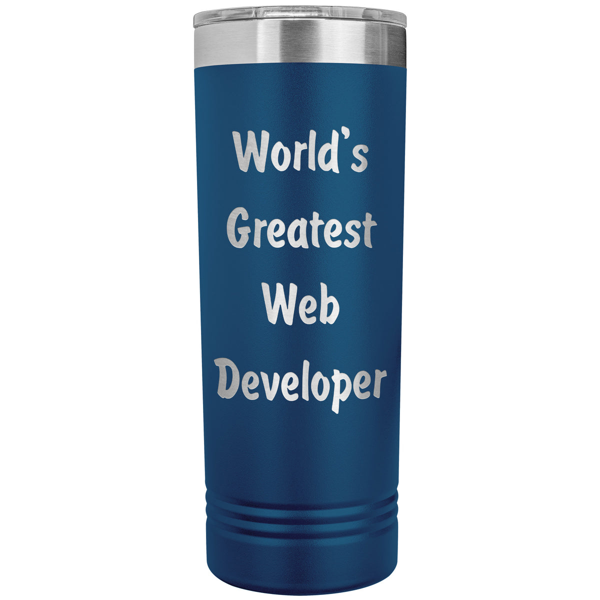 World's Greatest Web Developer - 22oz Insulated Skinny Tumbler