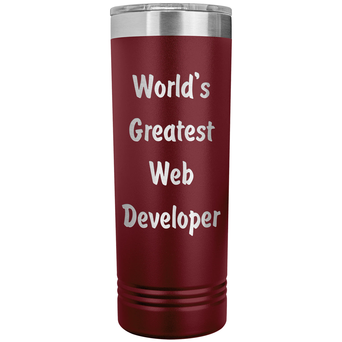 World's Greatest Web Developer - 22oz Insulated Skinny Tumbler