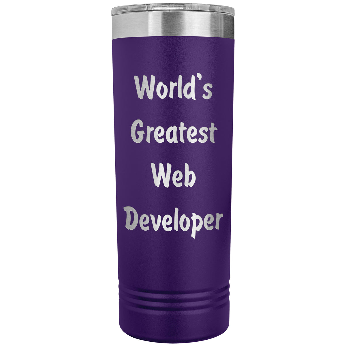 World's Greatest Web Developer - 22oz Insulated Skinny Tumbler