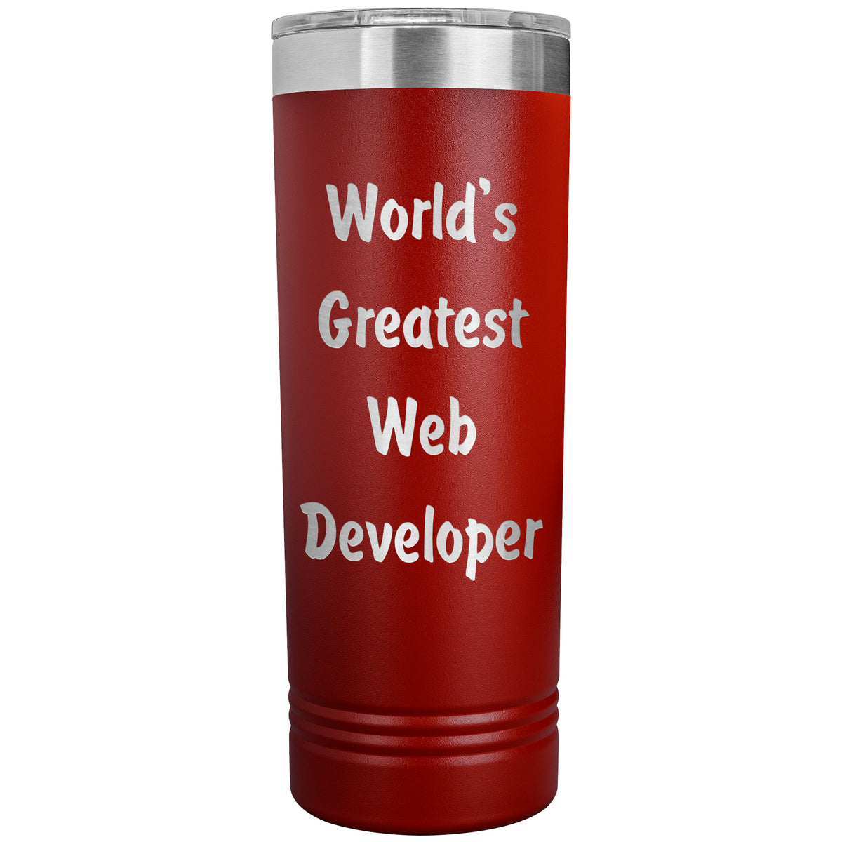 World's Greatest Web Developer - 22oz Insulated Skinny Tumbler