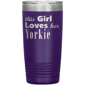 Yorkie - 20oz Insulated Tumbler